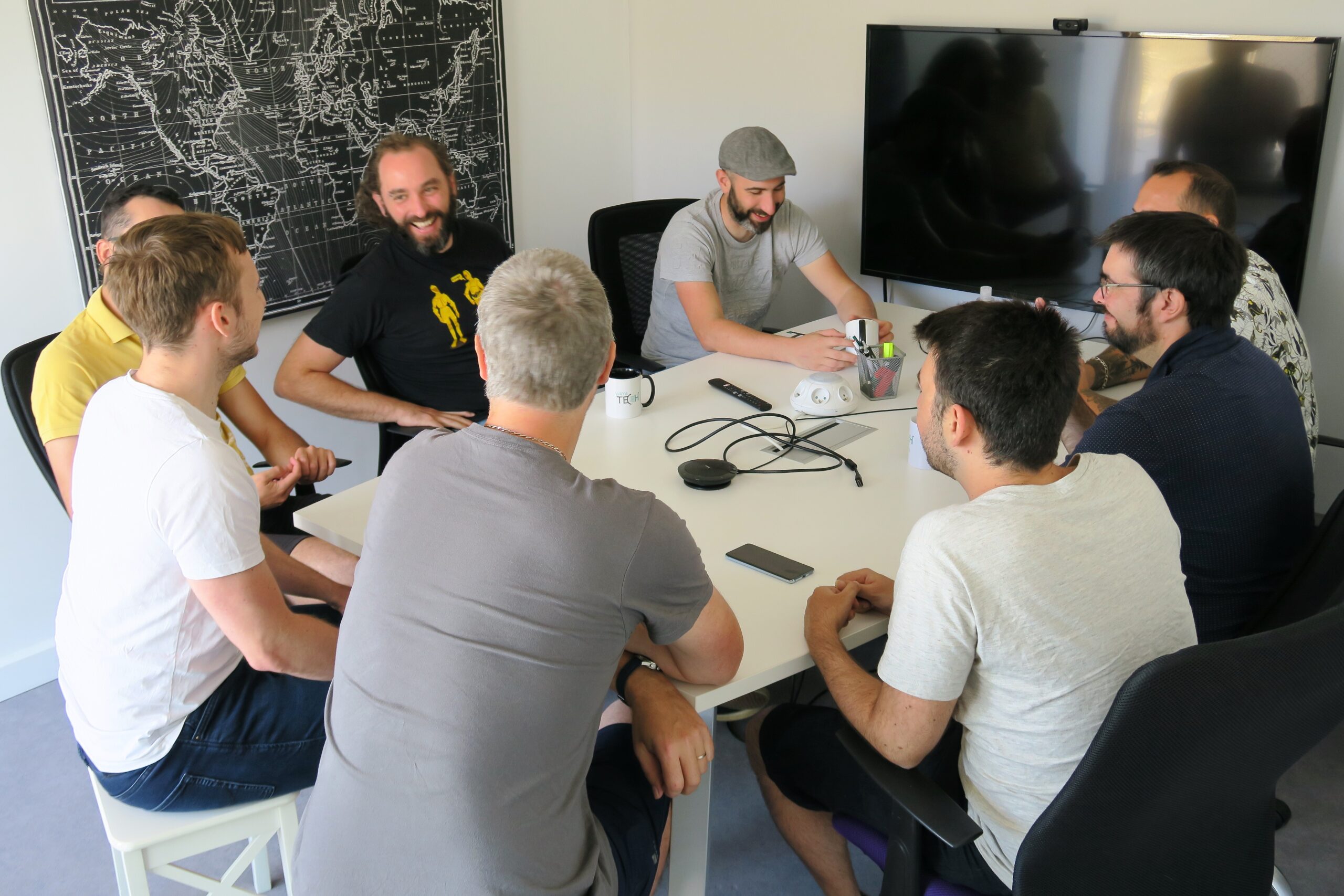 Minus et Cortex : nos réunions techniques reunion minus et cortex chez waya tech