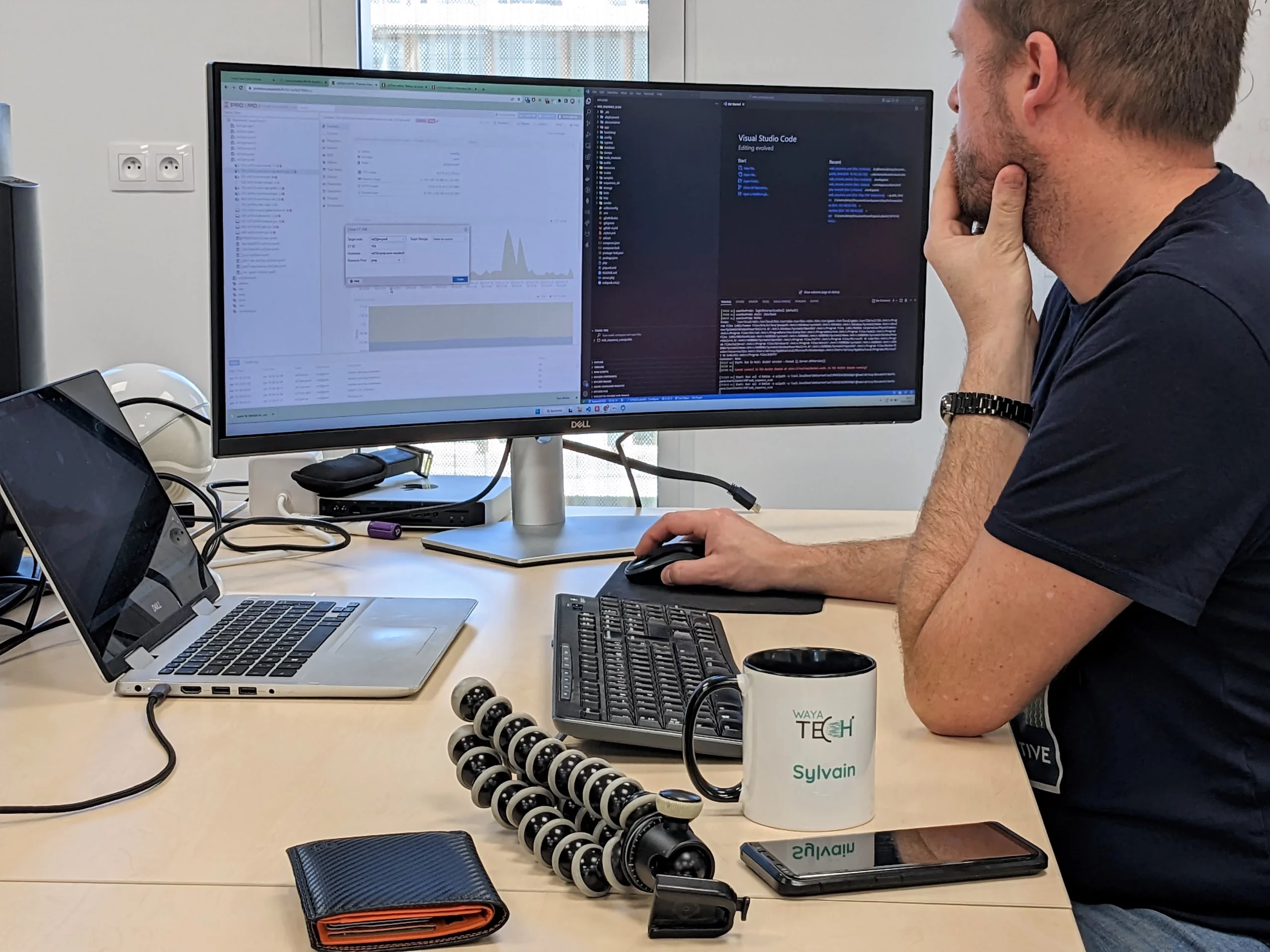 maintenance de solutions et extensions de logiciels chez Waya Tech